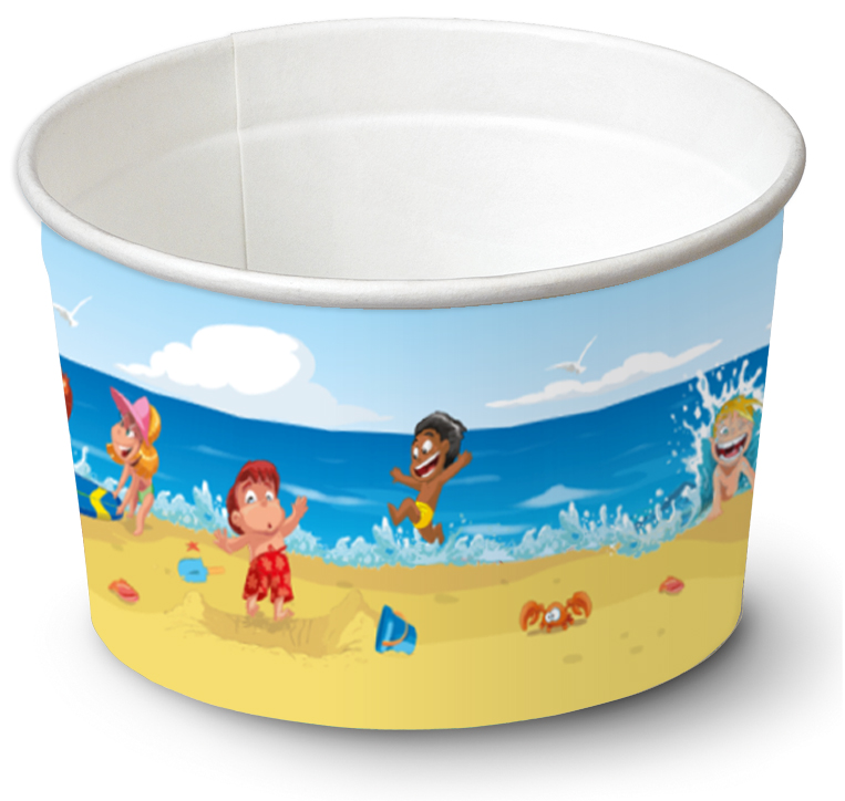 PAPIRNATE ČAŠICE ZA SLADOLED 230ml T160