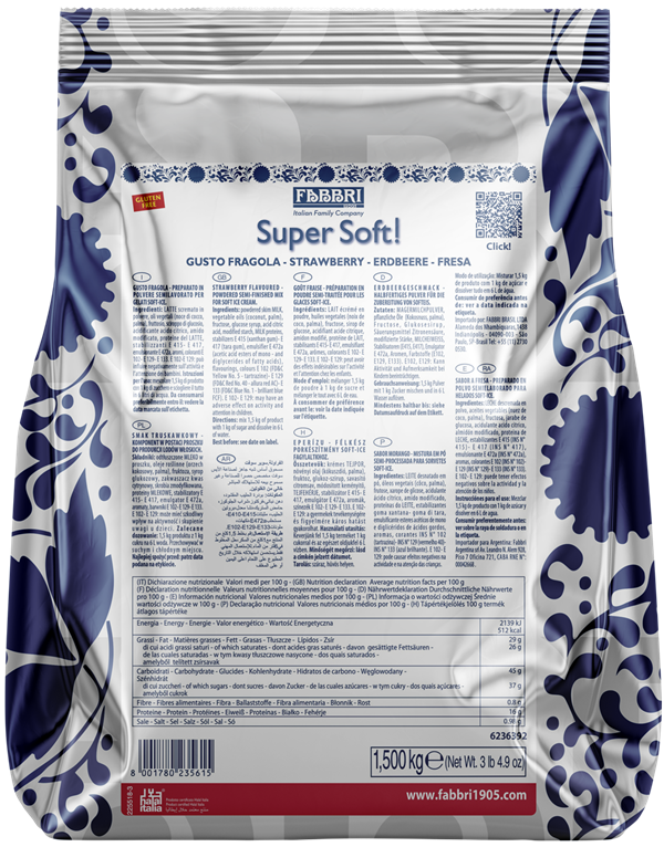 FABBRI SUPERSOFT JAGODA 1,5 kg