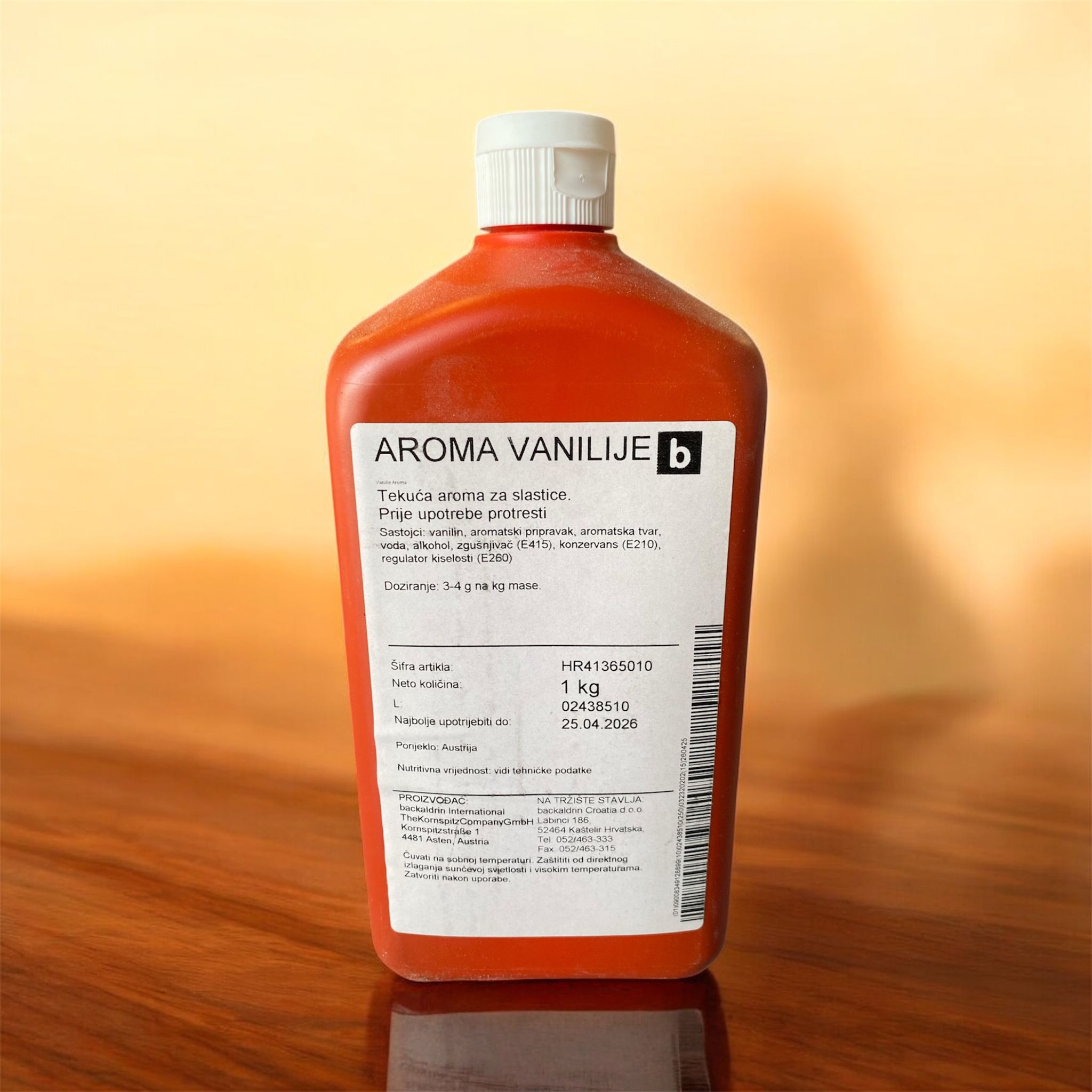 AROMA VANILIJE 1L BACKALDRIN